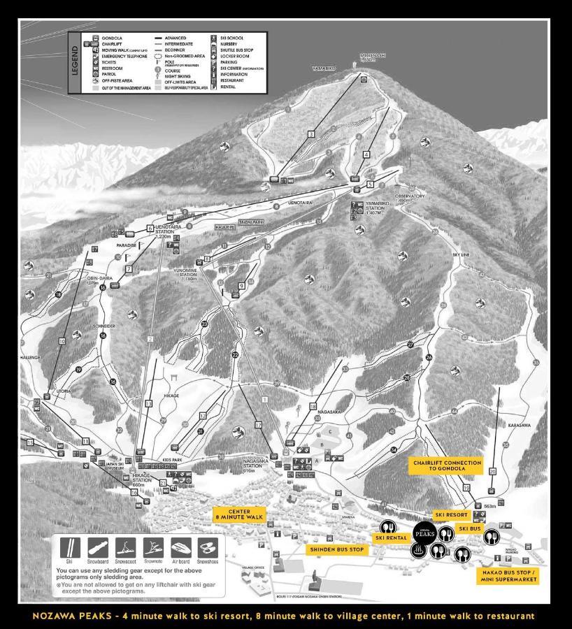 הוילה Nozawa Peaks מראה חיצוני תמונה